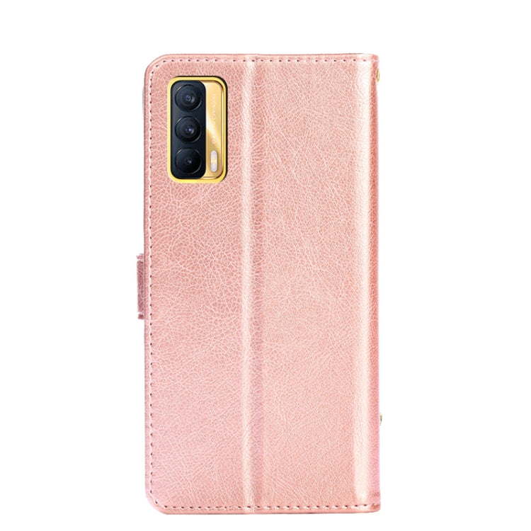 For Realme V15 5G Zipper Bag PU + TPU Horizontal Flip Leather Case with Holder & Card Slot & Wallet & Lanyard