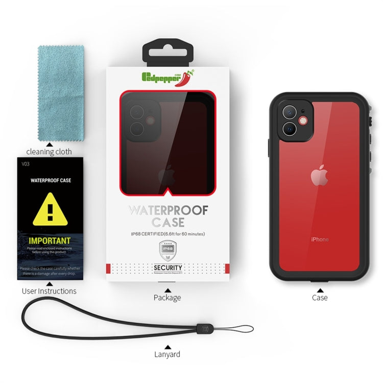 For iPhone 11 RedPepper Shockproof Waterproof PC + TPU Protective Case
