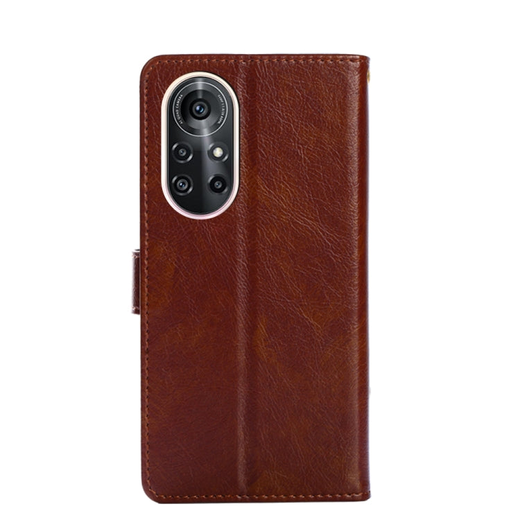 For Huawei nova 8 Pro 5G Zipper Bag PU + TPU Horizontal Flip Leather Case with Holder & Card Slot & Wallet & Lanyard