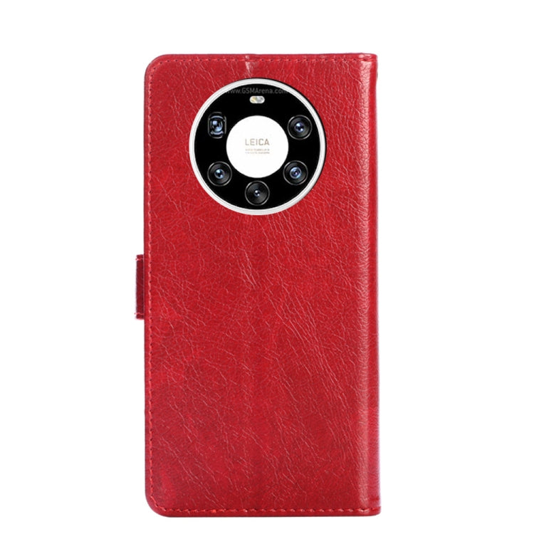 For Huawei Mate 40 Pro+ Zipper Bag PU + TPU Horizontal Flip Leather Case with Holder & Card Slot & Wallet & Lanyard