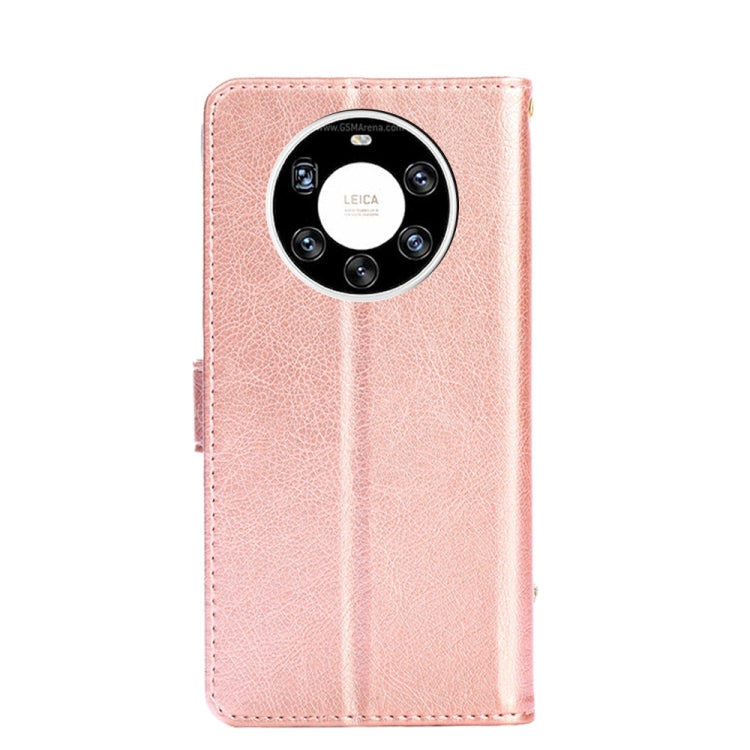 For Huawei Mate 40 Pro+ Zipper Bag PU + TPU Horizontal Flip Leather Case with Holder & Card Slot & Wallet & Lanyard