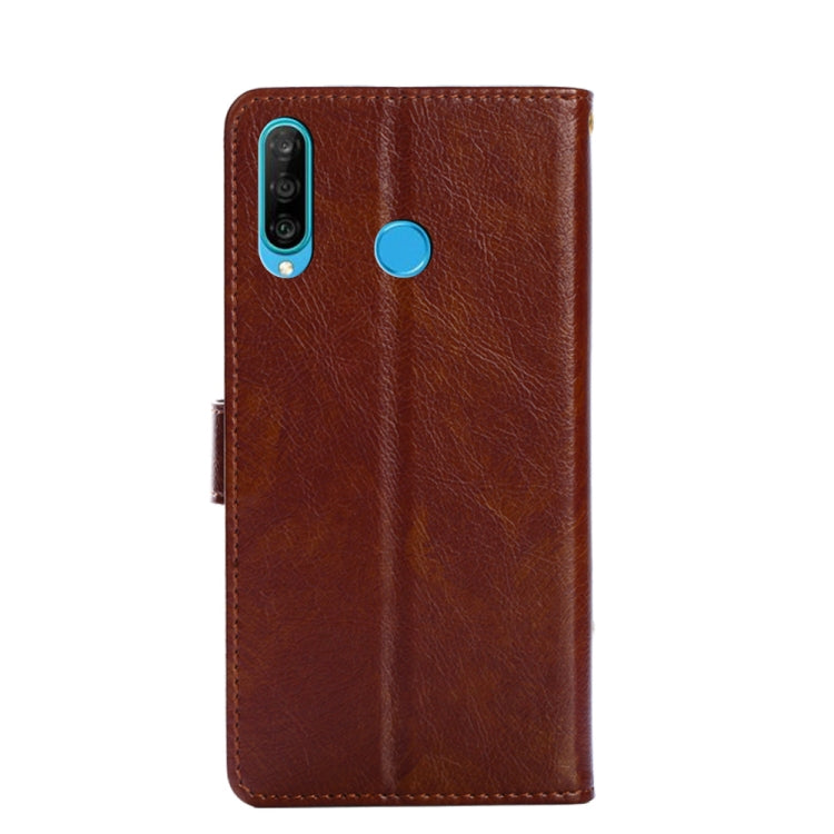 For Huawei P30 lite / nova 4e Zipper Bag PU + TPU Horizontal Flip Leather Case with Holder & Card Slot & Wallet & Lanyard