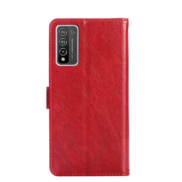For Honor 10X Lite Zipper Bag PU + TPU Horizontal Flip Leather Case with Holder & Card Slot & Wallet & Lanyard