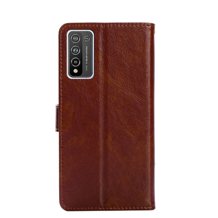 For Honor 10X Lite Zipper Bag PU + TPU Horizontal Flip Leather Case with Holder & Card Slot & Wallet & Lanyard