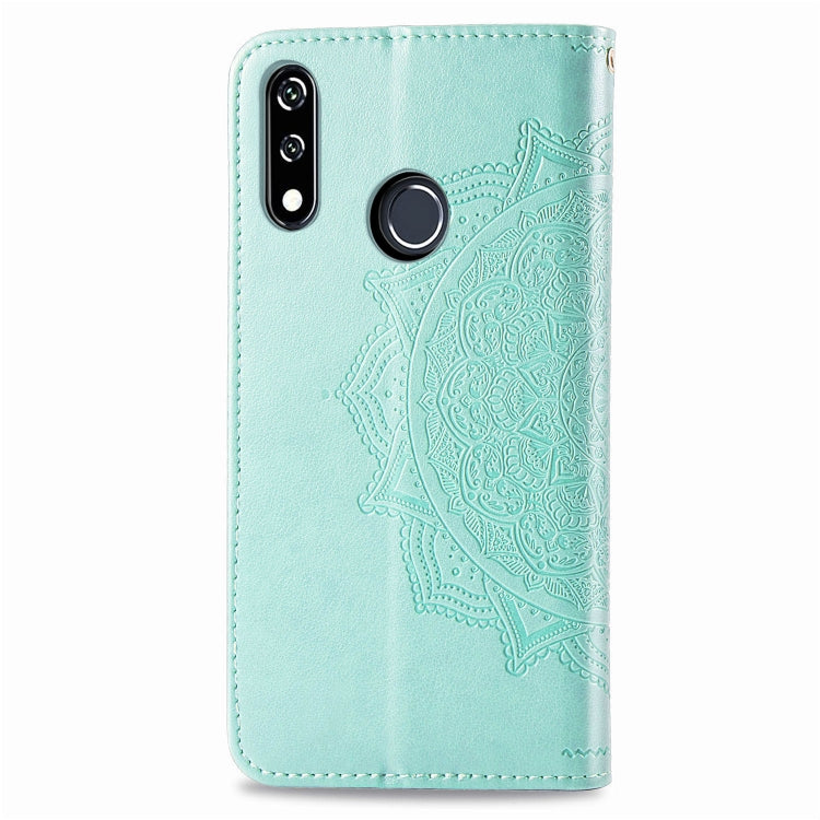 For LG W10 Halfway Mandala Embossing Pattern Horizontal Flip Leather Case with Holder & Card Slots & Wallet & Lanyard