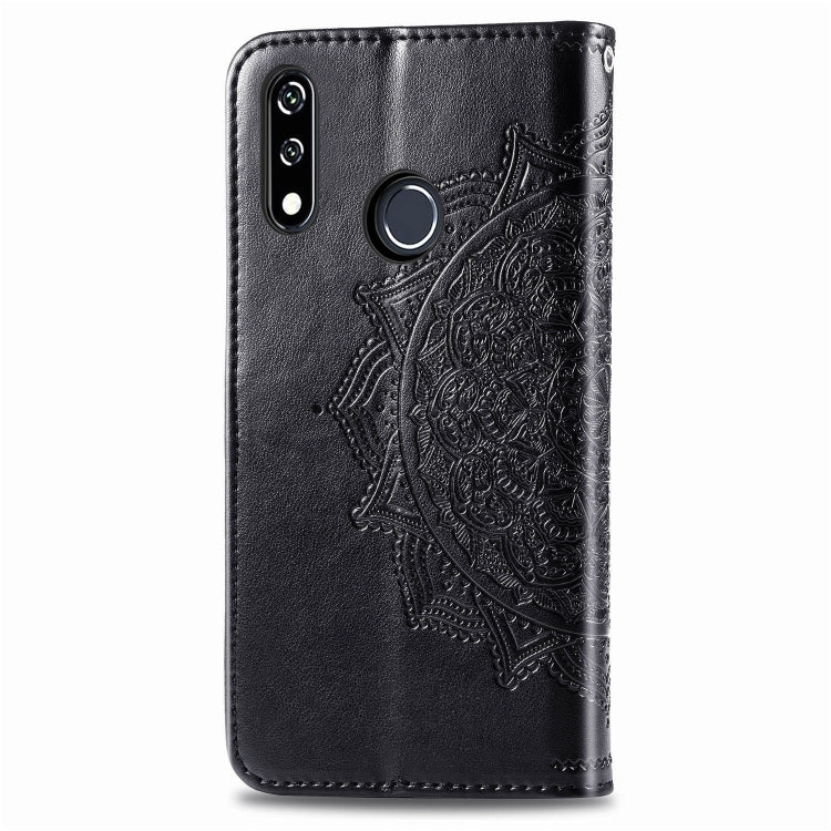 For LG W10 Halfway Mandala Embossing Pattern Horizontal Flip Leather Case with Holder & Card Slots & Wallet & Lanyard