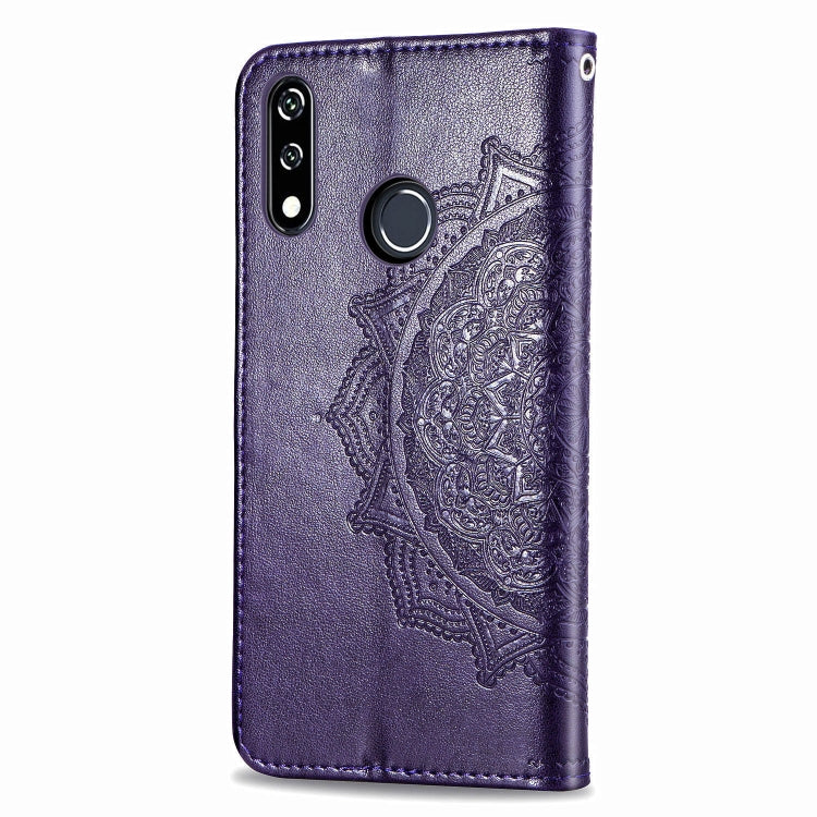 For LG W10 Halfway Mandala Embossing Pattern Horizontal Flip Leather Case with Holder & Card Slots & Wallet & Lanyard
