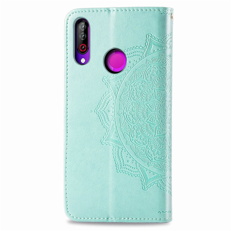 For LG W30 Halfway Mandala Embossing Pattern Horizontal Flip Leather Case with Holder & Card Slots & Wallet & Lanyard