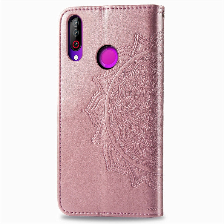 For LG W30 Halfway Mandala Embossing Pattern Horizontal Flip Leather Case with Holder & Card Slots & Wallet & Lanyard