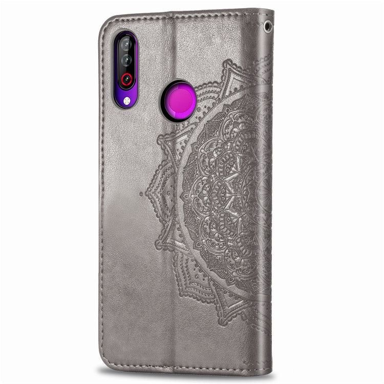 For LG W30 Halfway Mandala Embossing Pattern Horizontal Flip Leather Case with Holder & Card Slots & Wallet & Lanyard