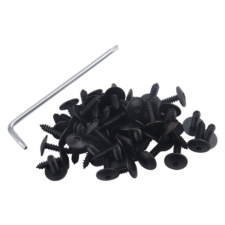 A5478 100 PCS M5x16+M5x19 Mudguard Screws with Clip Nut / Wrench N90775001 N90648702 for Audi