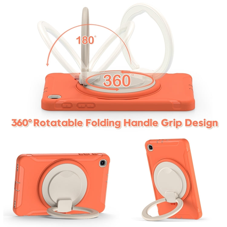For Samsung Galaxy Tab A 8.4 T307 2020 Shockproof TPU + PC Protective Case with 360 Degree Rotation Foldable Handle Grip Holder & Pen Slot