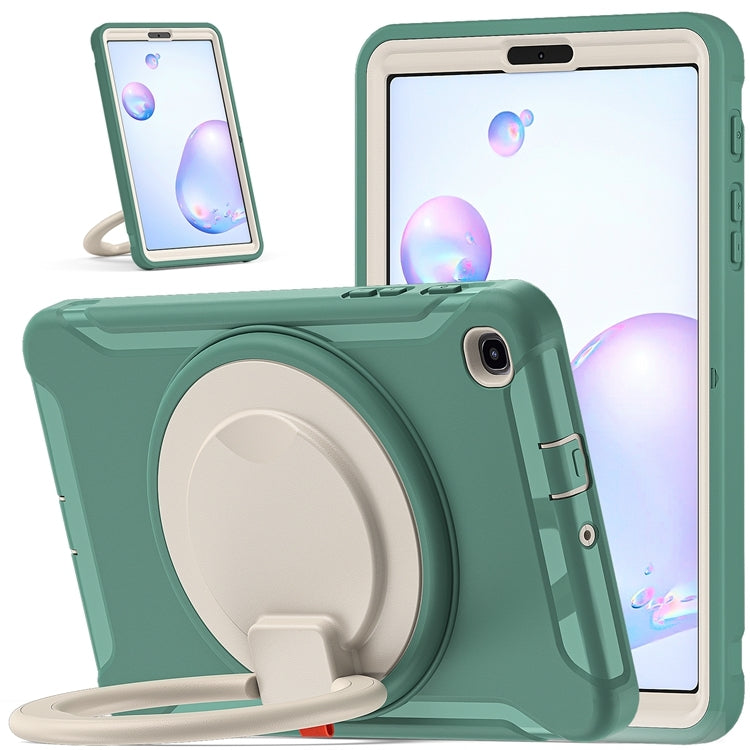For Samsung Galaxy Tab A 8.4 T307 2020 Shockproof TPU + PC Protective Case with 360 Degree Rotation Foldable Handle Grip Holder & Pen Slot