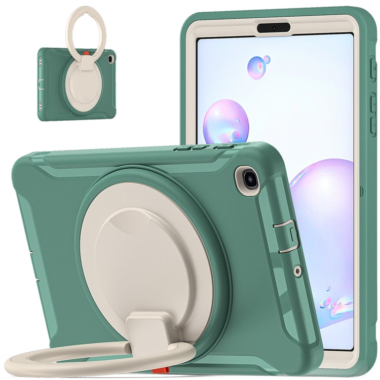 For Samsung Galaxy Tab A 8.4 T307 2020 Shockproof TPU + PC Protective Case with 360 Degree Rotation Foldable Handle Grip Holder & Pen Slot