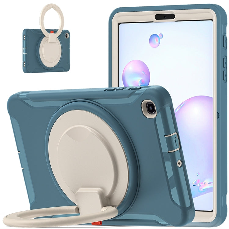 For Samsung Galaxy Tab A 8.4 T307 2020 Shockproof TPU + PC Protective Case with 360 Degree Rotation Foldable Handle Grip Holder & Pen Slot