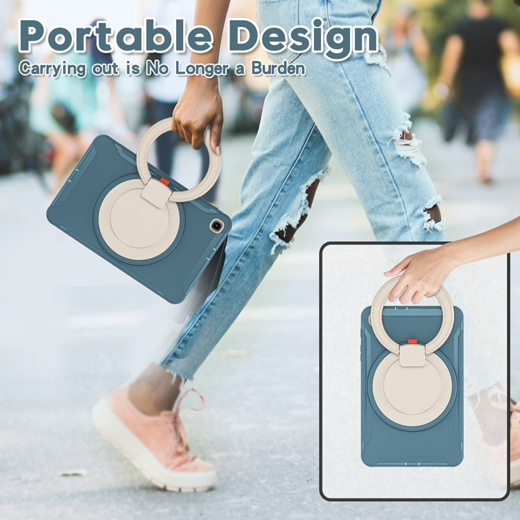 For Samsung Galaxy Tab A 8.4 T307 2020 Shockproof TPU + PC Protective Case with 360 Degree Rotation Foldable Handle Grip Holder & Pen Slot