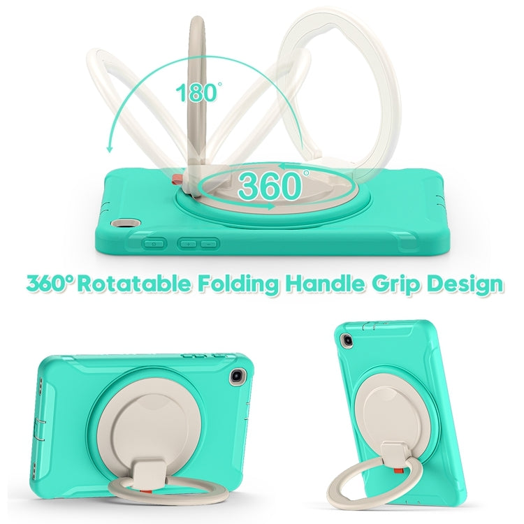 For Samsung Galaxy Tab A 8.4 T307 2020 Shockproof TPU + PC Protective Case with 360 Degree Rotation Foldable Handle Grip Holder & Pen Slot