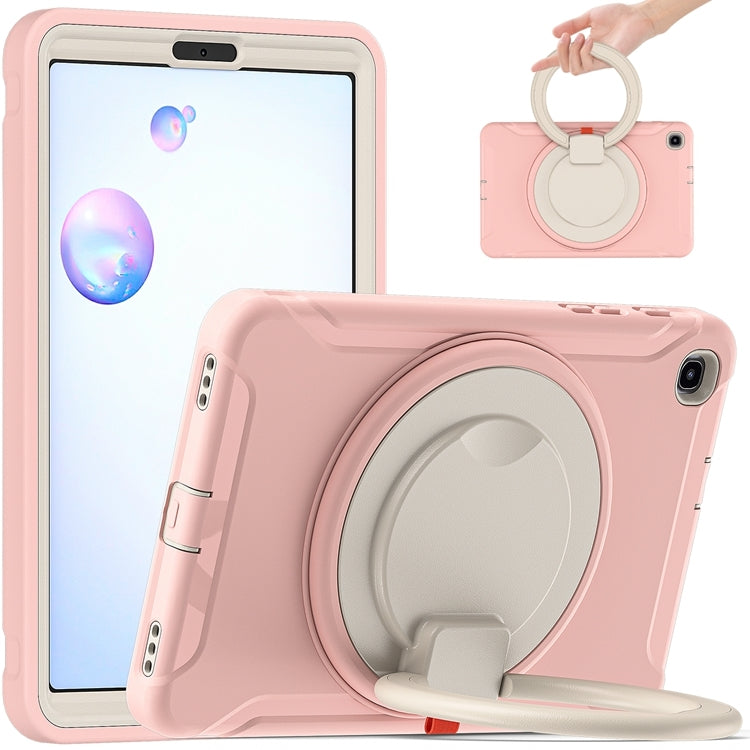For Samsung Galaxy Tab A 8.4 T307 2020 Shockproof TPU + PC Protective Case with 360 Degree Rotation Foldable Handle Grip Holder & Pen Slot