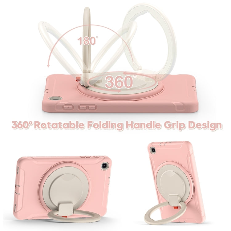 For Samsung Galaxy Tab A 8.4 T307 2020 Shockproof TPU + PC Protective Case with 360 Degree Rotation Foldable Handle Grip Holder & Pen Slot