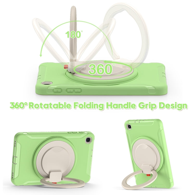 For Samsung Galaxy Tab A 8.4 T307 2020 Shockproof TPU + PC Protective Case with 360 Degree Rotation Foldable Handle Grip Holder & Pen Slot