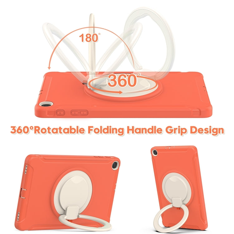 For Samsung Galaxy Tab A 10.1 T515/T510 2019 Shockproof TPU + PC Protective Case with 360 Degree Rotation Foldable Handle Grip Holder & Pen Slot