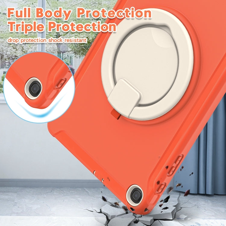 For Samsung Galaxy Tab A 10.1 T515/T510 2019 Shockproof TPU + PC Protective Case with 360 Degree Rotation Foldable Handle Grip Holder & Pen Slot