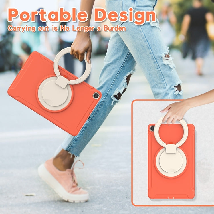For Samsung Galaxy Tab A 10.1 T515/T510 2019 Shockproof TPU + PC Protective Case with 360 Degree Rotation Foldable Handle Grip Holder & Pen Slot