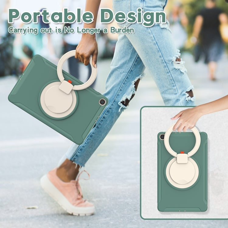 For Samsung Galaxy Tab A 10.1 T515/T510 2019 Shockproof TPU + PC Protective Case with 360 Degree Rotation Foldable Handle Grip Holder & Pen Slot