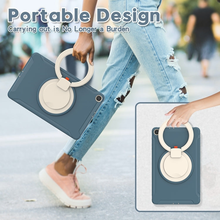 For Samsung Galaxy Tab A 10.1 T515/T510 2019 Shockproof TPU + PC Protective Case with 360 Degree Rotation Foldable Handle Grip Holder & Pen Slot