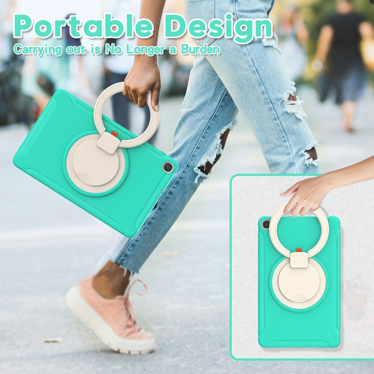 For Samsung Galaxy Tab A 10.1 T515/T510 2019 Shockproof TPU + PC Protective Case with 360 Degree Rotation Foldable Handle Grip Holder & Pen Slot