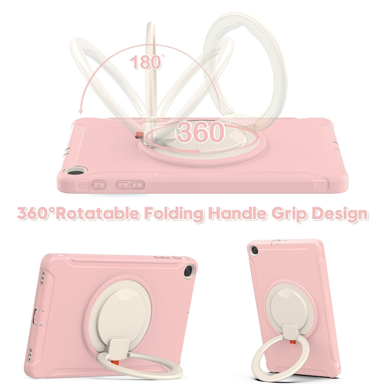 For Samsung Galaxy Tab A 10.1 T515/T510 2019 Shockproof TPU + PC Protective Case with 360 Degree Rotation Foldable Handle Grip Holder & Pen Slot