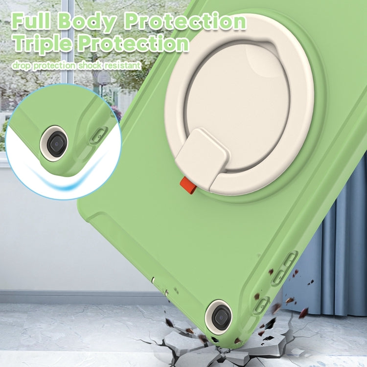 For Samsung Galaxy Tab A 10.1 T515/T510 2019 Shockproof TPU + PC Protective Case with 360 Degree Rotation Foldable Handle Grip Holder & Pen Slot