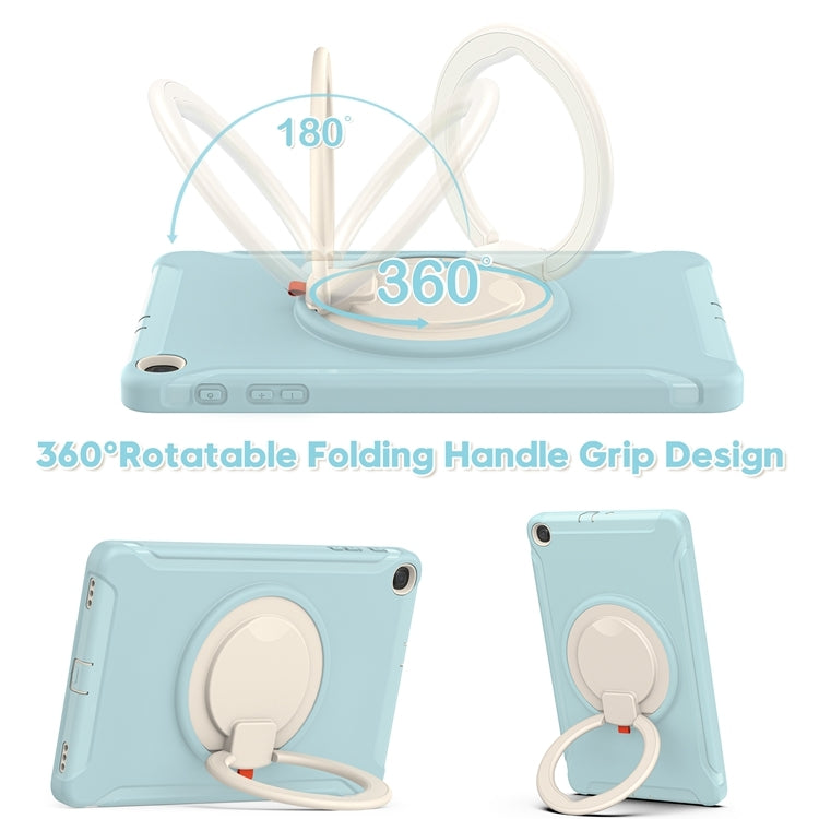 For Samsung Galaxy Tab A 10.1 T515/T510 2019 Shockproof TPU + PC Protective Case with 360 Degree Rotation Foldable Handle Grip Holder & Pen Slot