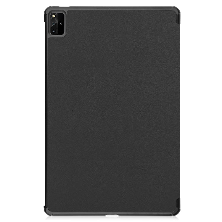 For Huawei MatePad Pro 12.6 2021 Custer Texture Horizontal Flip Leather Case with Three-folding Holder & Sleep / Wake-up Function