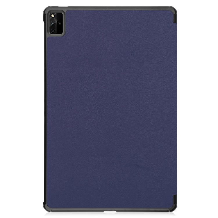 For Huawei MatePad Pro 12.6 2021 Custer Texture Horizontal Flip Leather Case with Three-folding Holder & Sleep / Wake-up Function