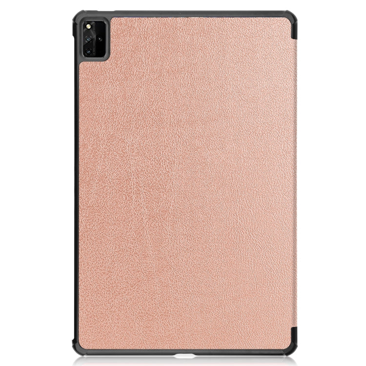 For Huawei MatePad Pro 12.6 2021 Custer Texture Horizontal Flip Leather Case with Three-folding Holder & Sleep / Wake-up Function