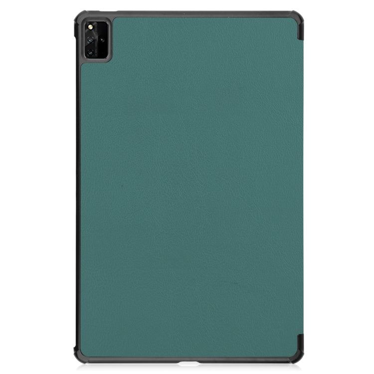 For Huawei MatePad Pro 12.6 2021 Custer Texture Horizontal Flip Leather Case with Three-folding Holder & Sleep / Wake-up Function