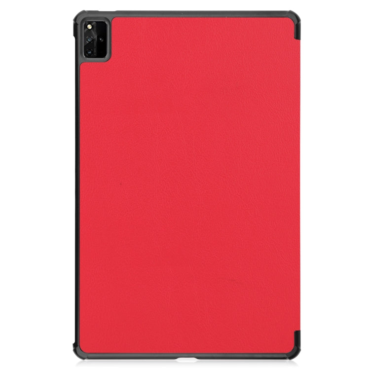 For Huawei MatePad Pro 12.6 2021 Custer Texture Horizontal Flip Leather Case with Three-folding Holder & Sleep / Wake-up Function