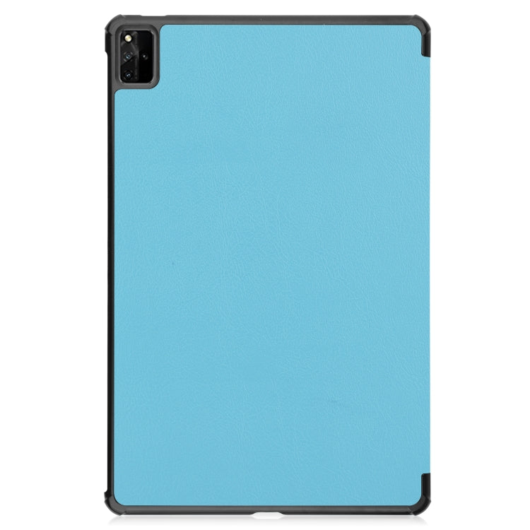 For Huawei MatePad Pro 12.6 2021 Custer Texture Horizontal Flip Leather Case with Three-folding Holder & Sleep / Wake-up Function