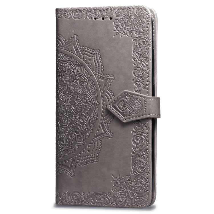 For Nokia 3.1 Halfway Mandala Embossing Pattern Horizontal Flip Leather Case with Holder & Card Slots & Wallet & Lanyard