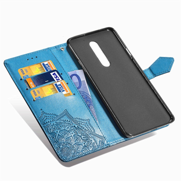 For Nokia 3.2 Halfway Mandala Embossing Pattern Horizontal Flip Leather Case with Holder & Card Slots & Wallet & Lanyard