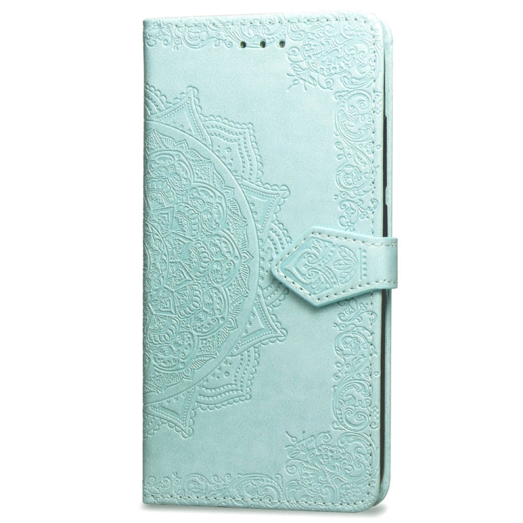 For Nokia 5.1 Halfway Mandala Embossing Pattern Horizontal Flip Leather Case with Holder & Card Slots & Wallet & Lanyard