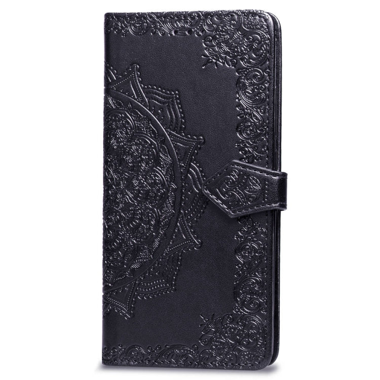 For Nokia 5.1 Halfway Mandala Embossing Pattern Horizontal Flip Leather Case with Holder & Card Slots & Wallet & Lanyard
