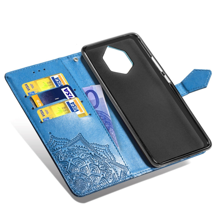 For Nokia 9 Halfway Mandala Embossing Pattern Horizontal Flip Leather Case with Holder & Card Slots & Wallet & Lanyard