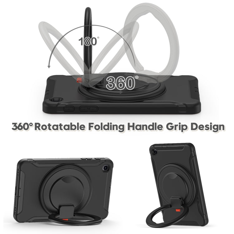 For Samsung Galaxy Tab A 8.4 T307 2020 Shockproof TPU + PC Protective Case with 360 Degree Rotation Foldable Handle Grip Holder & Pen Slot