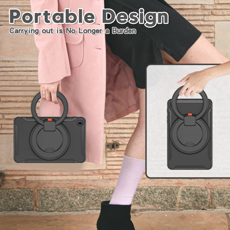 For Samsung Galaxy Tab A 8.4 T307 2020 Shockproof TPU + PC Protective Case with 360 Degree Rotation Foldable Handle Grip Holder & Pen Slot