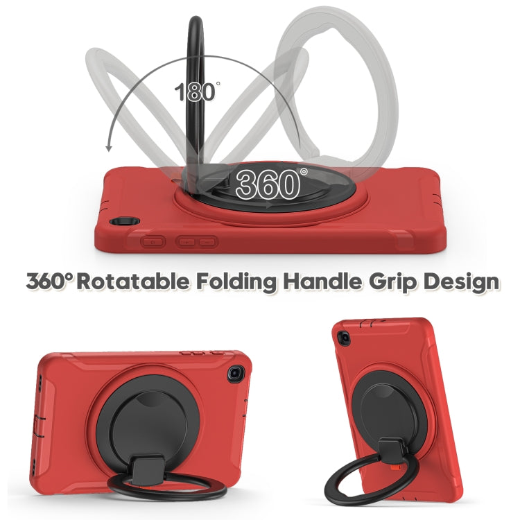 For Samsung Galaxy Tab A 8.4 T307 2020 Shockproof TPU + PC Protective Case with 360 Degree Rotation Foldable Handle Grip Holder & Pen Slot