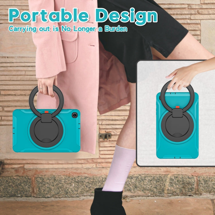 For Samsung Galaxy Tab A 8.4 T307 2020 Shockproof TPU + PC Protective Case with 360 Degree Rotation Foldable Handle Grip Holder & Pen Slot