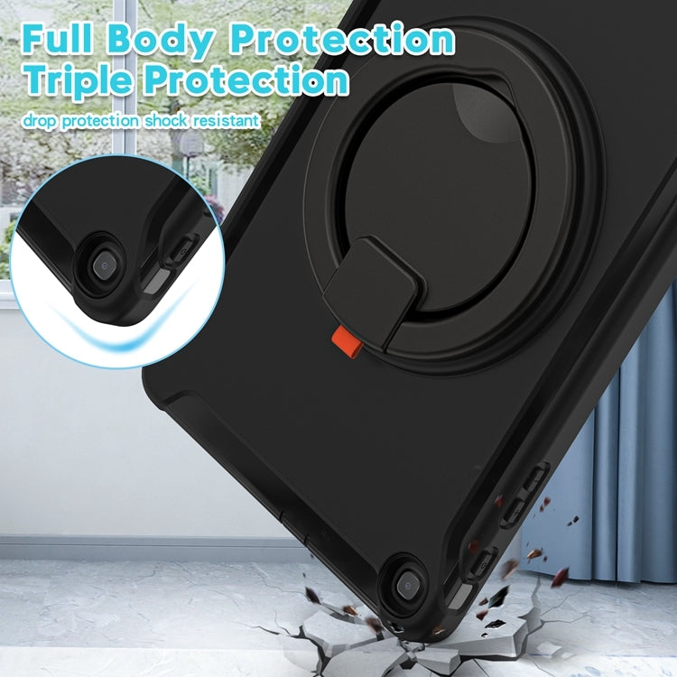 For Samsung Galaxy Tab A 10.1 T515/T510 2019 Shockproof TPU + PC Protective Case with 360 Degree Rotation Foldable Handle Grip Holder & Pen Slot