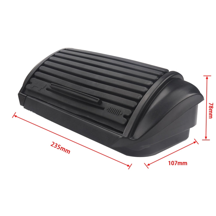 A6077 Car Front Dashboard Storage Box with Tool Bag for Wrangler JK 2011-2018
